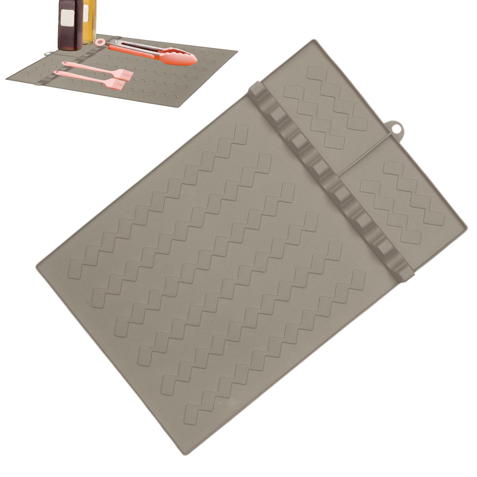 Heat Mat Silicone - Alfombrillas de silicona para parrilla de