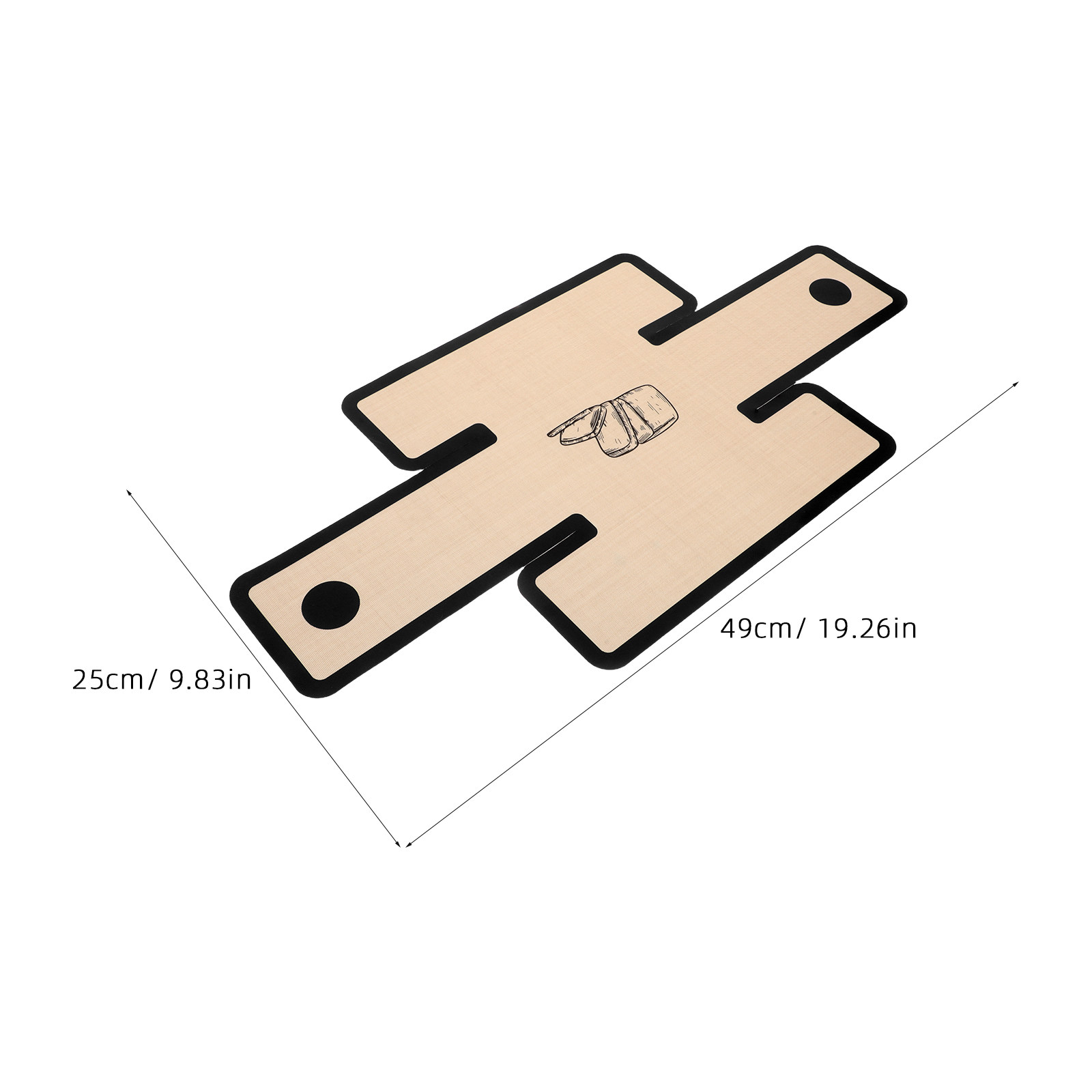 Tapete de silicona reutilizabl - Heat Mat Silicone reseña y precio