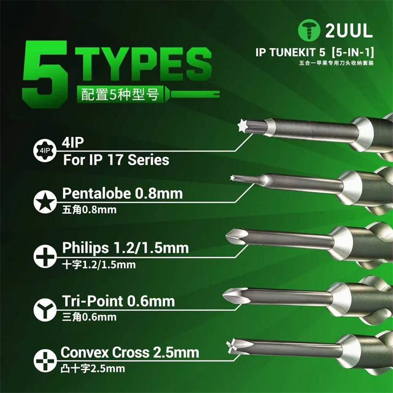 Juego de 5 puntas de destornil - Pentalobe Screwdriver Set reseña y precio