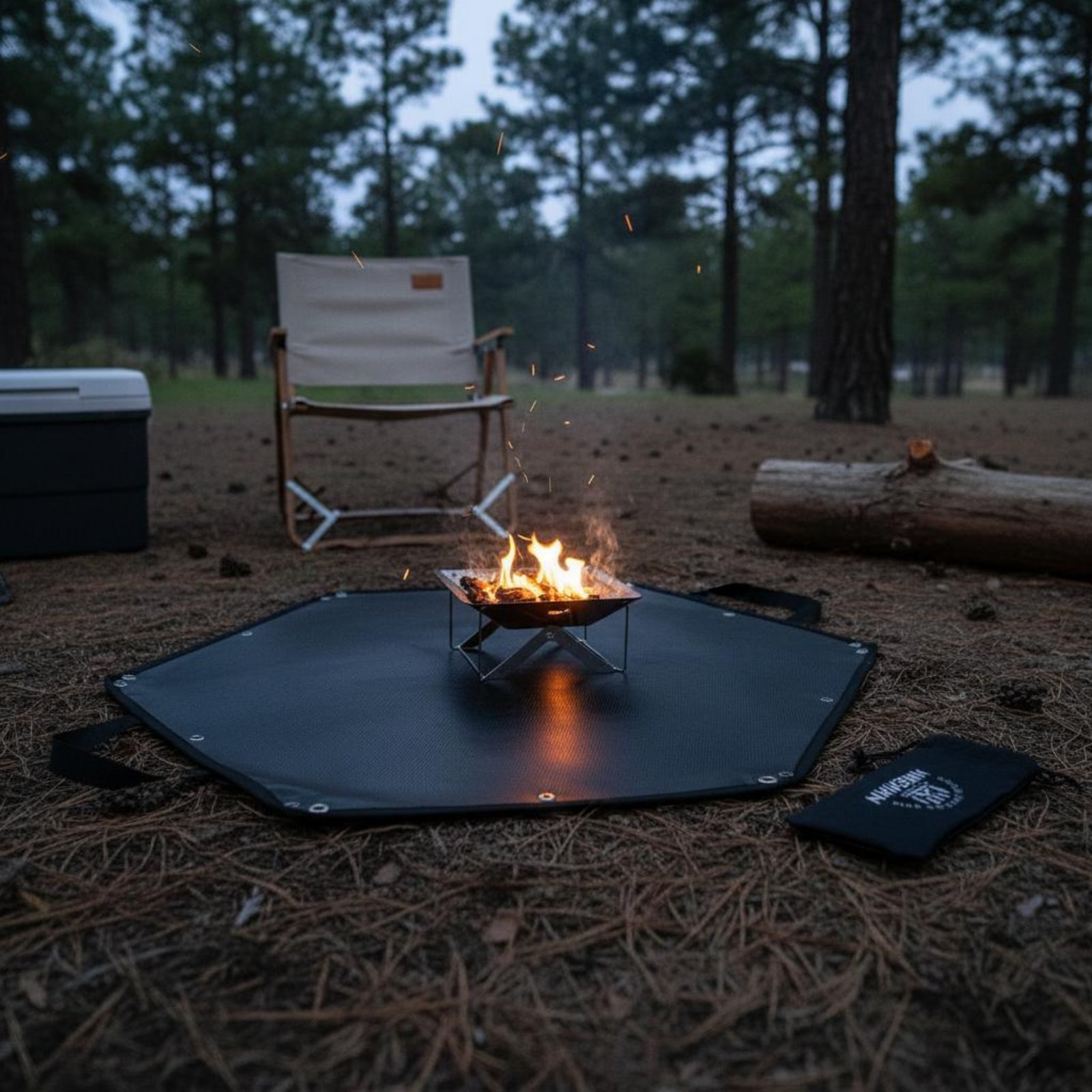 Alfombrilla ignífuga portátil  - Heat Mat Silicone reseña y precio